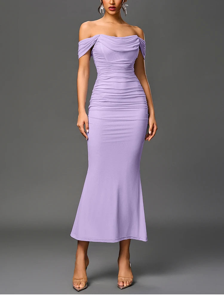 MARIA OFF SHOULDER DRESS