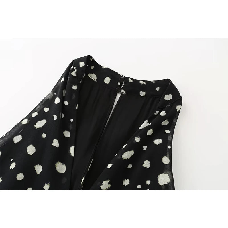 CYNTI POLKA DOT MINI DRESS