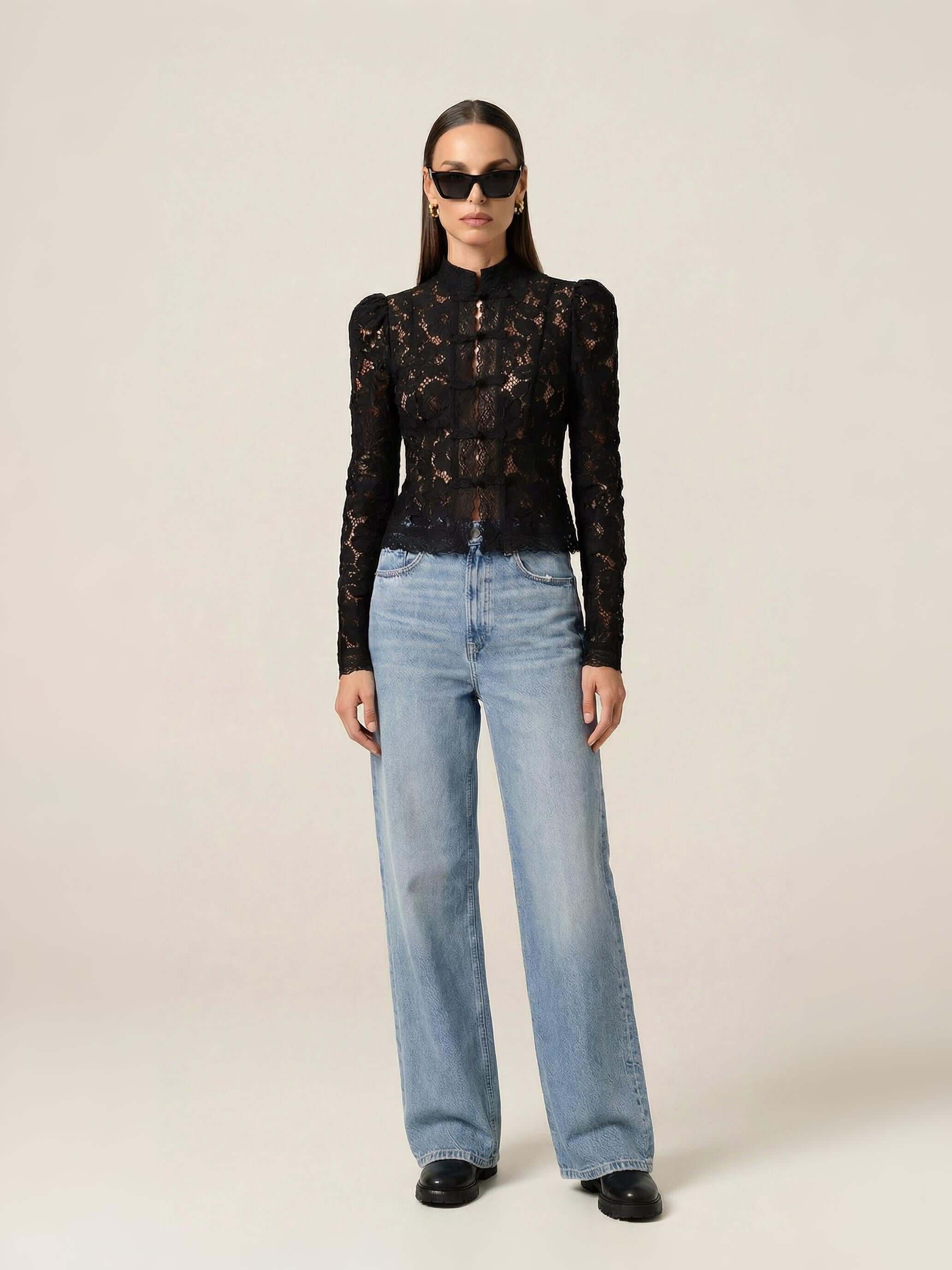 FONTAINE LACE BLOUSE