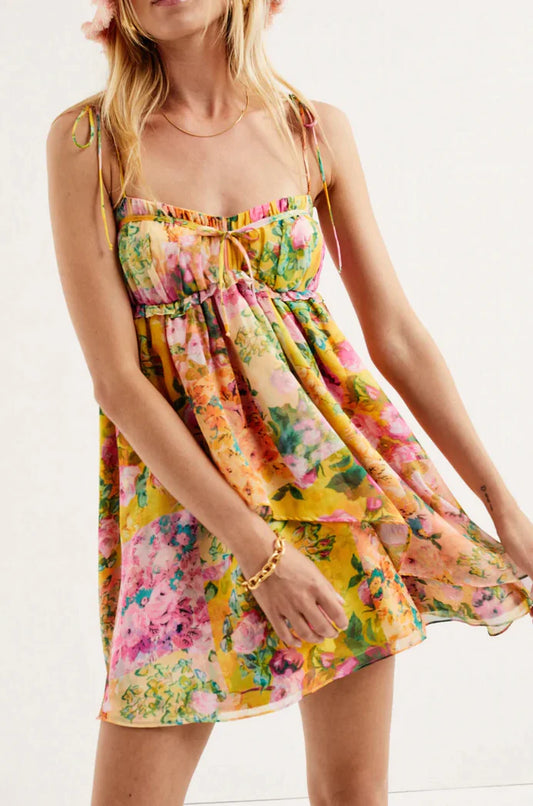 MADISON FLORAL MINI DRESS