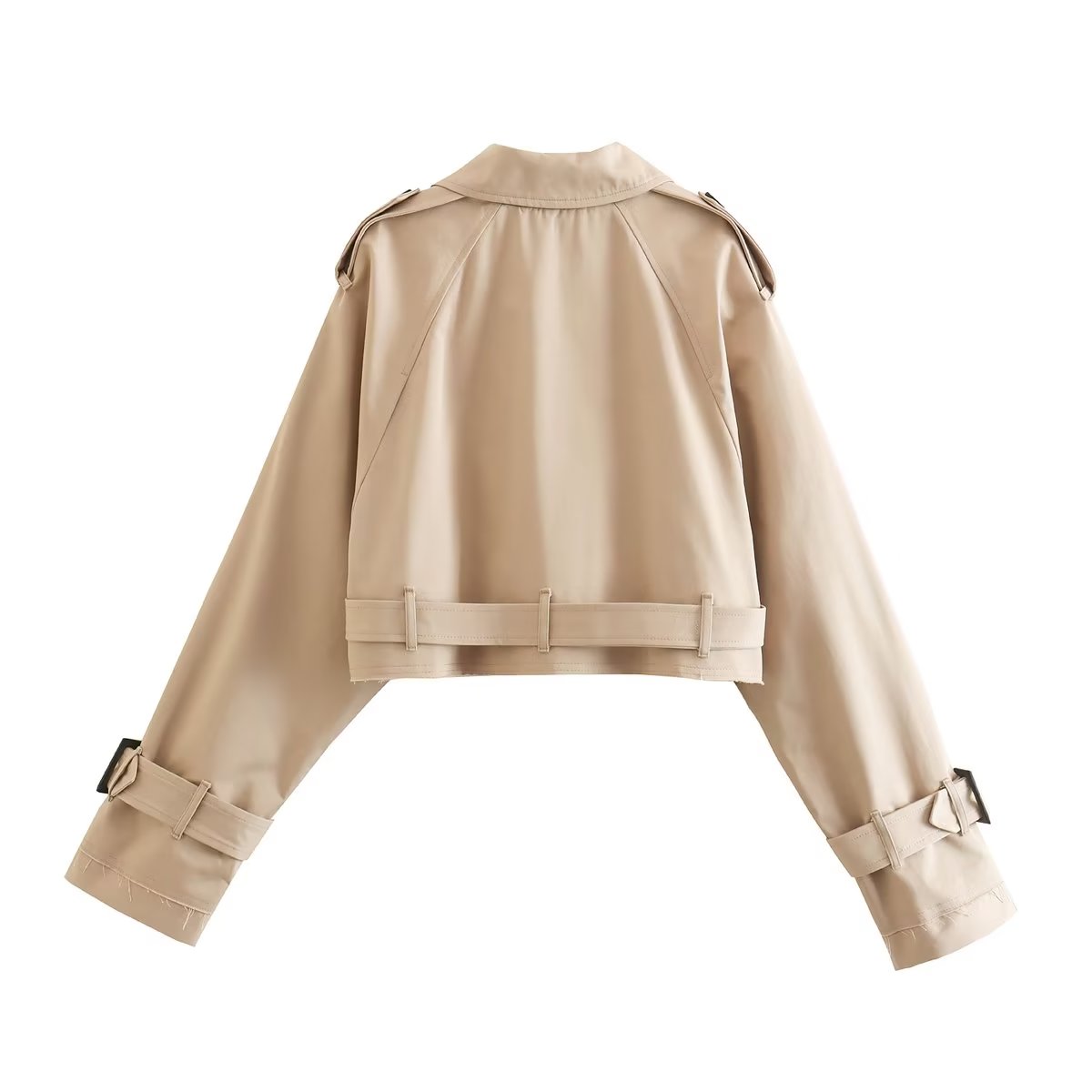ESTELLE CROPPED TRENCH COAT