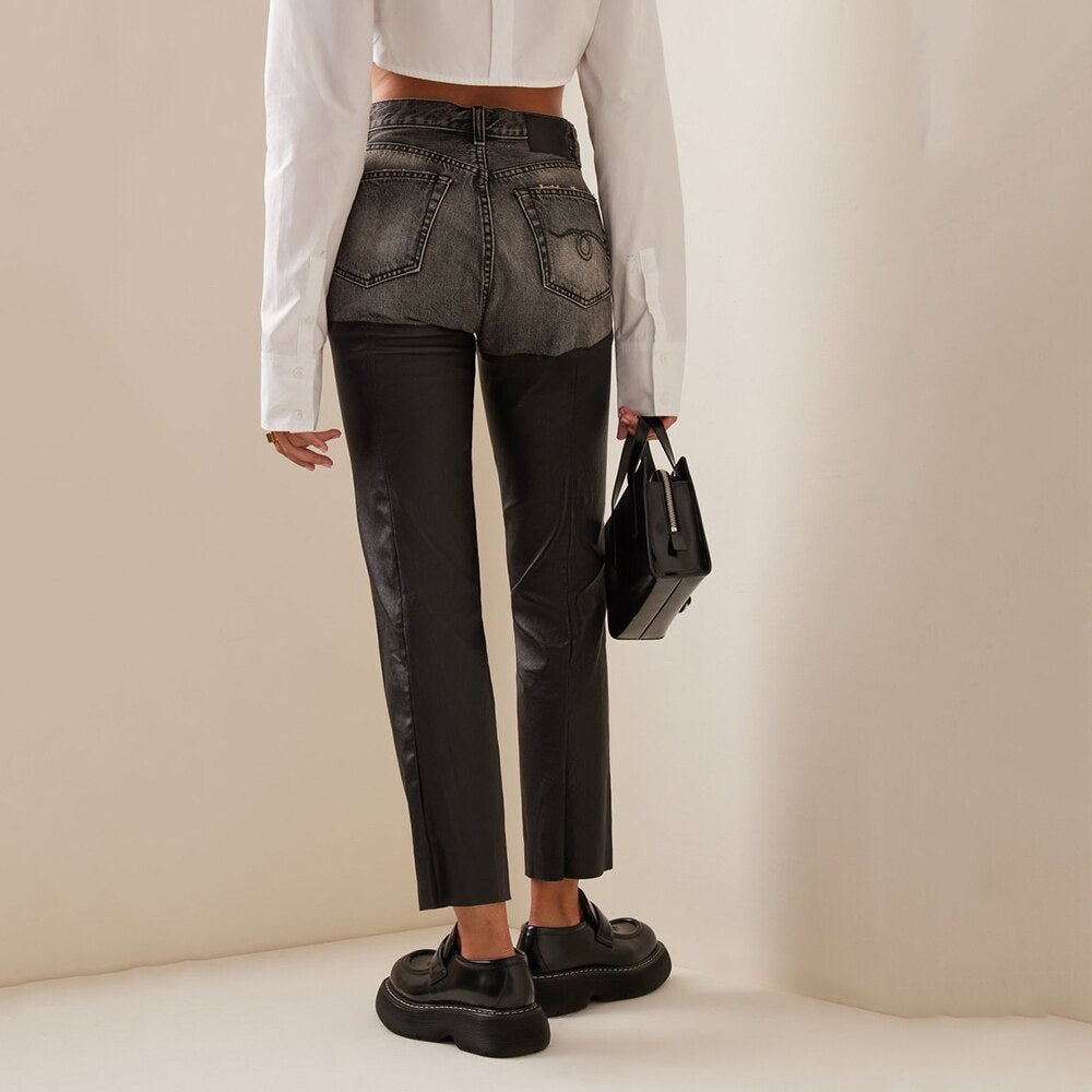 NELLIE PU LEATHER PANTS