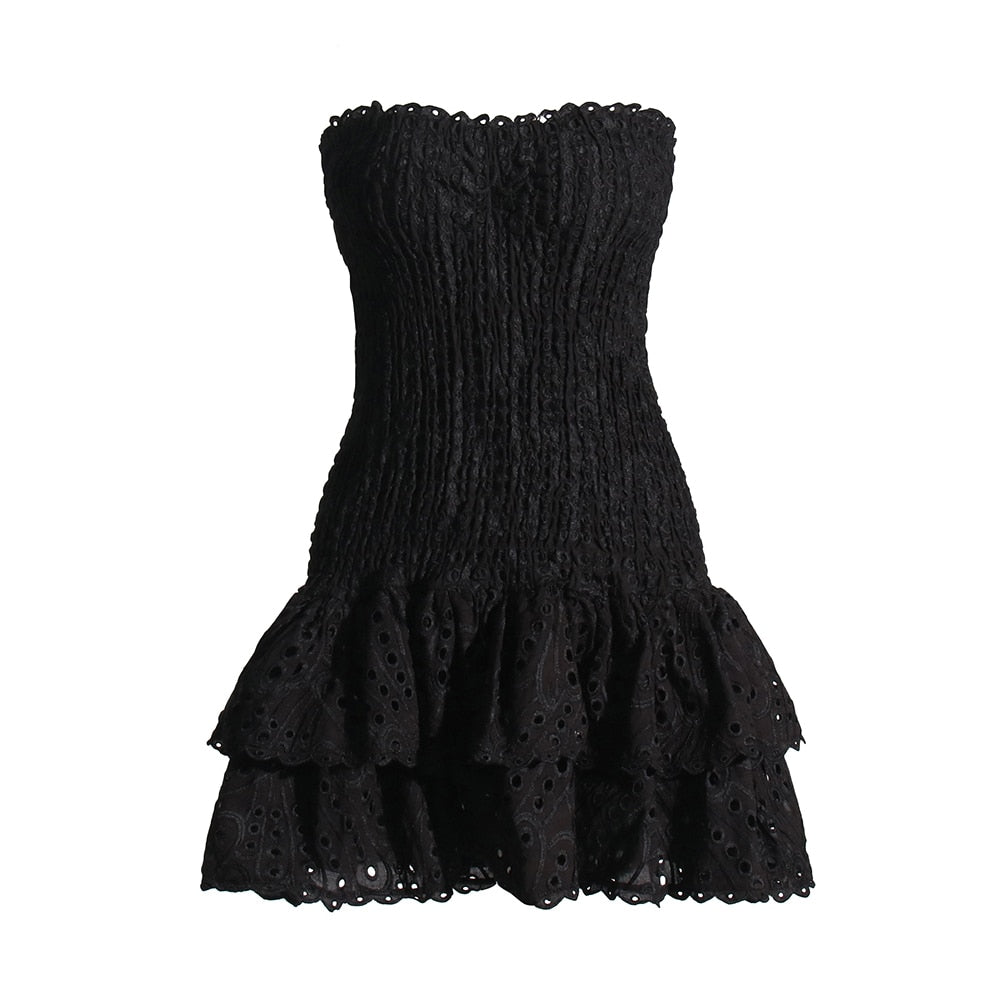 LAURA RUFFLE DRESS – Marbelle Clothing