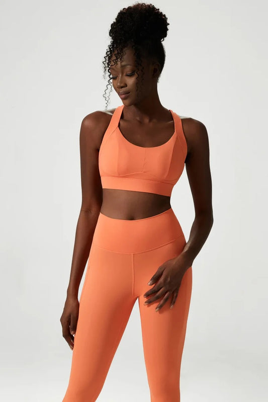 Ohema 'Queen' Marble Motion Cropped All-Over Print Longline Sports
