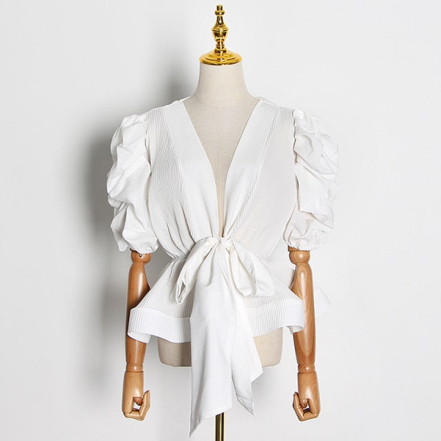 ZOSIA RUFFLE BLOUSE